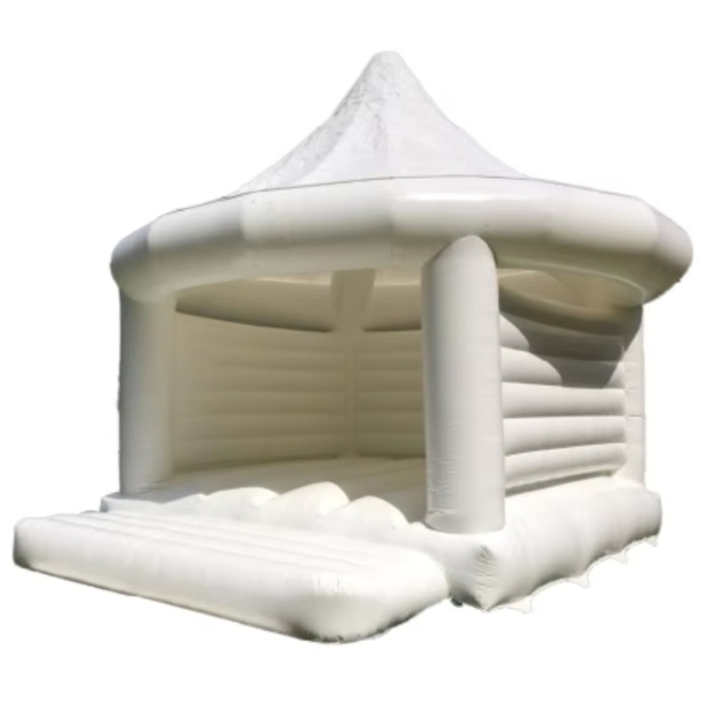 Wedding Event Supply - Castello Gonfiabile Bianco per Matrimoni, Giochi