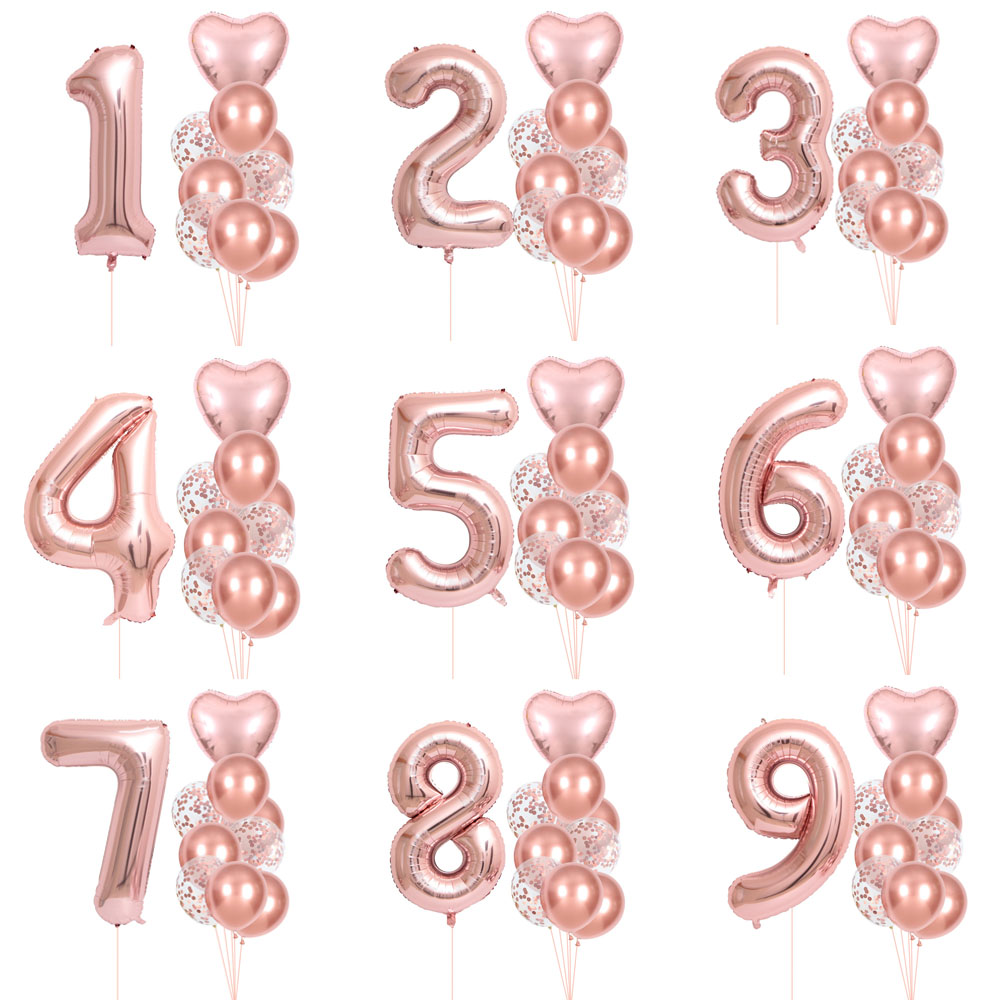 Wedding Ceremony Supply - Set di palloncini con numeri in