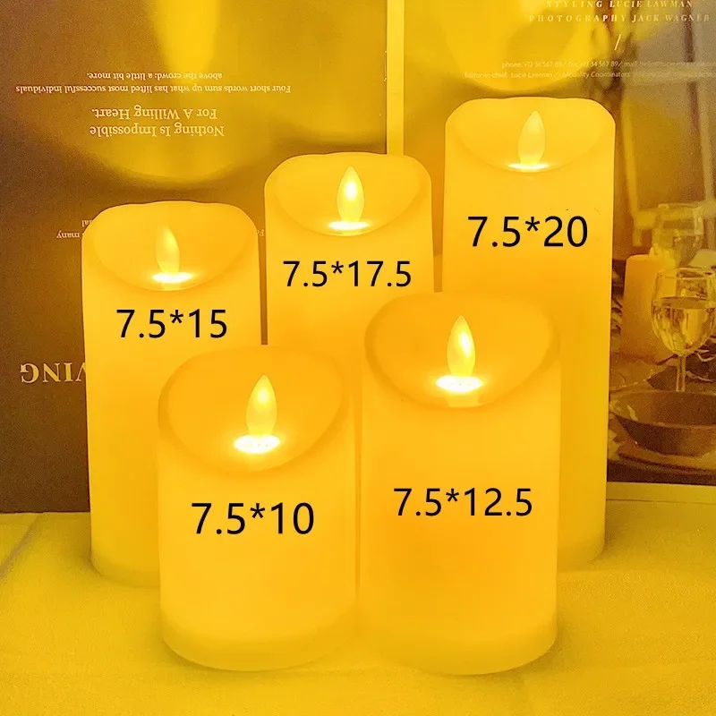 Wedding Power Supply - Candele LED Tremolanti Senza Fiamma, Candele