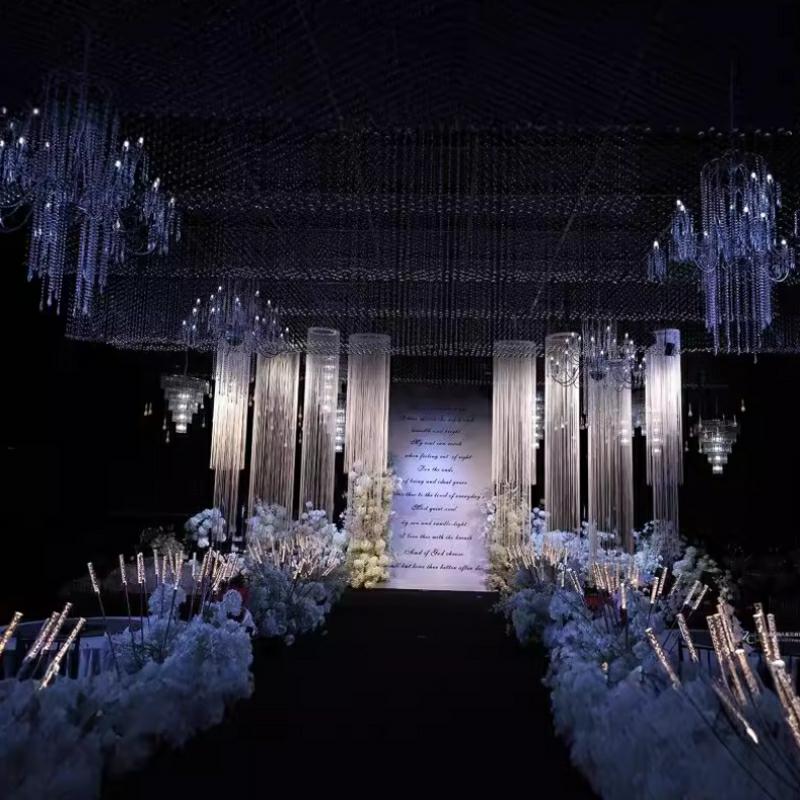 Tenda a linea crittografata bi - Wedding Backdrop Curtain recensione e prezzo
