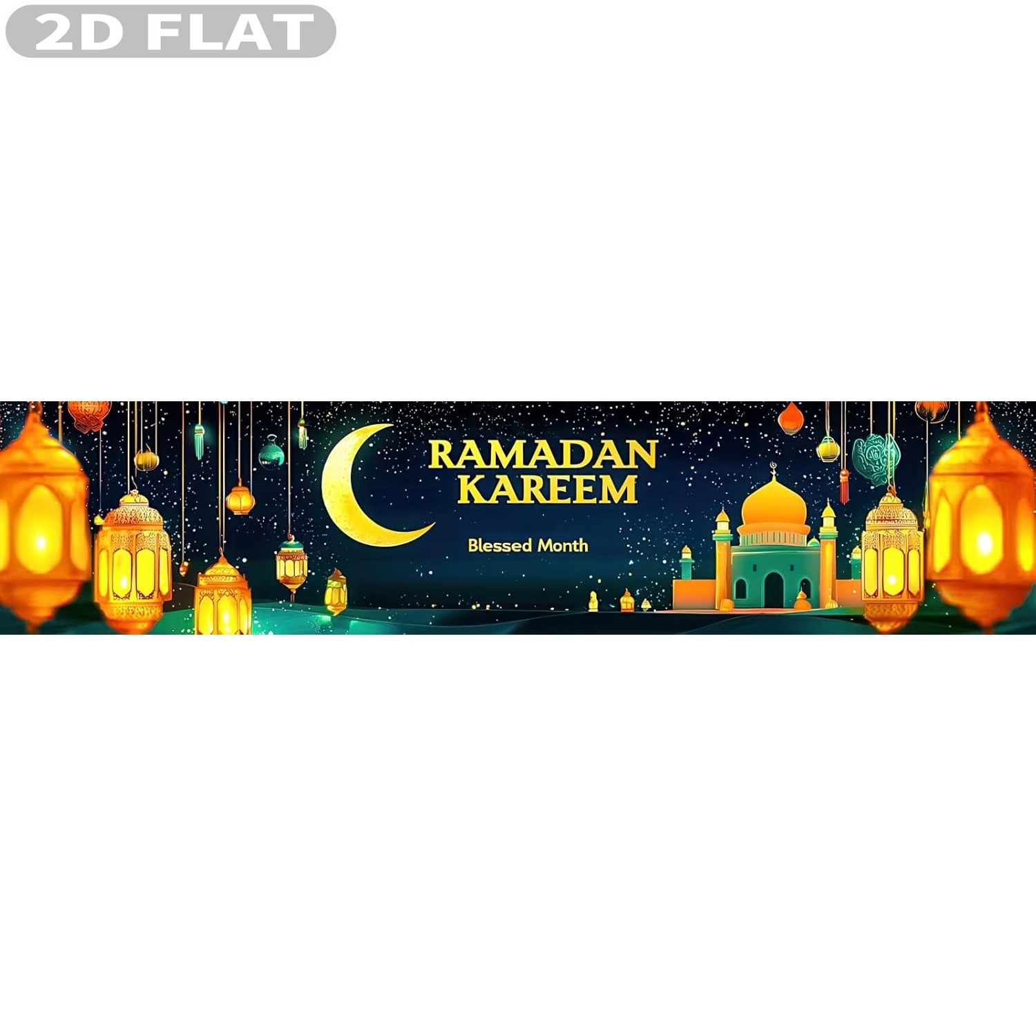2D PIATTO 1pc Ramadan Eid Muba - Photo Booth Prop recensione e prezzo