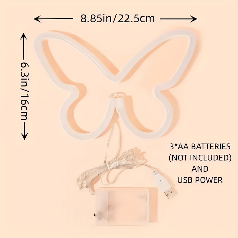 Luci al neon a farfalla a LED, - Wedding Power Supply recensione e prezzo