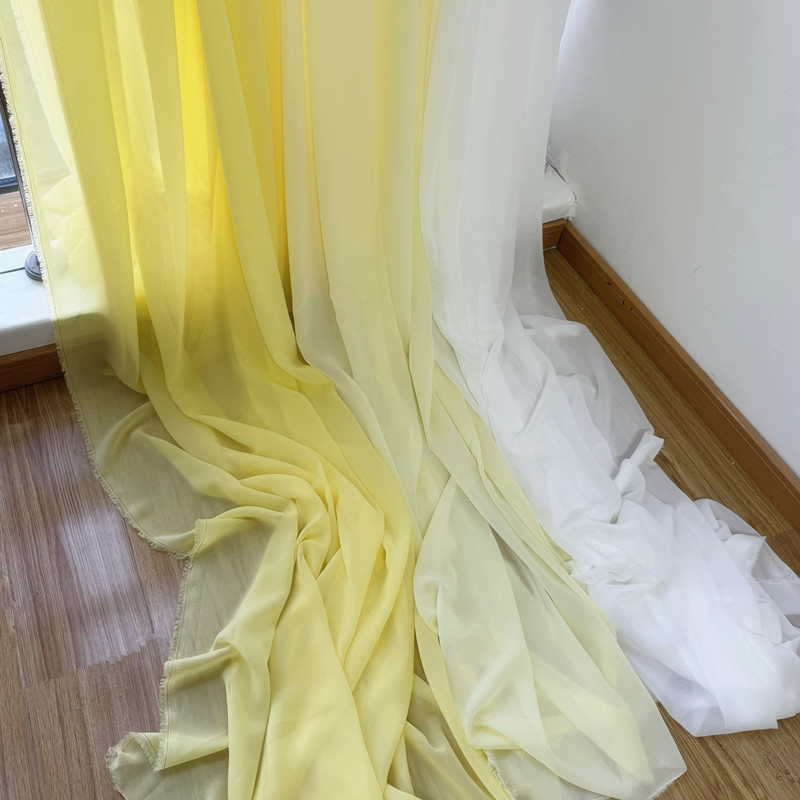 Tessuto Chiffon giallo bianco  - Wedding Backdrop Curtain recensione e prezzo