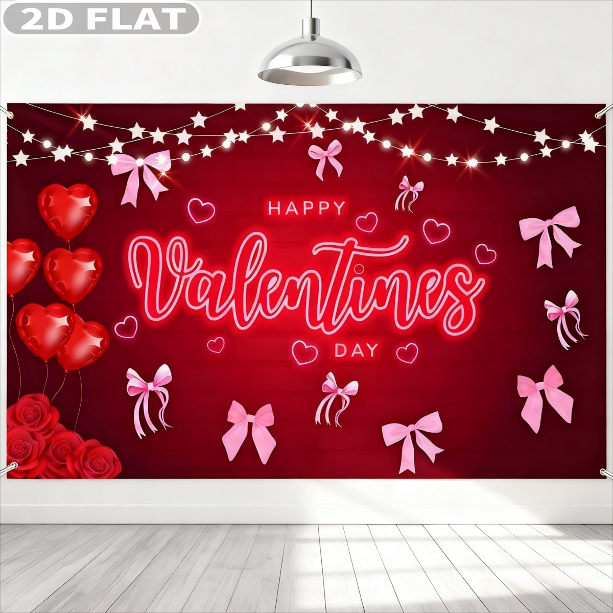 2D FLAT 1pc Happy Valentine's  - Photo Booth Prop recensione e prezzo
