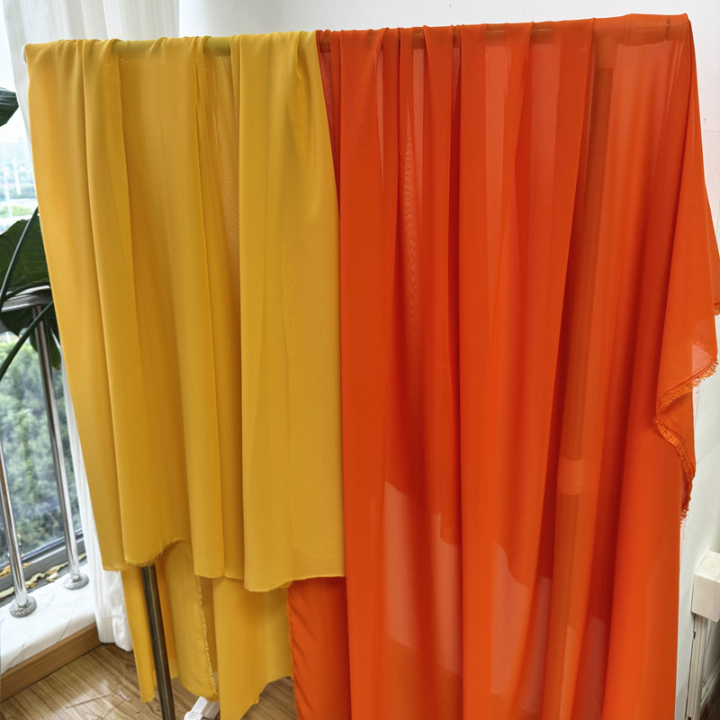 Tessuto chiffon giallo arancio - Wedding Backdrop Curtain recensione e prezzo